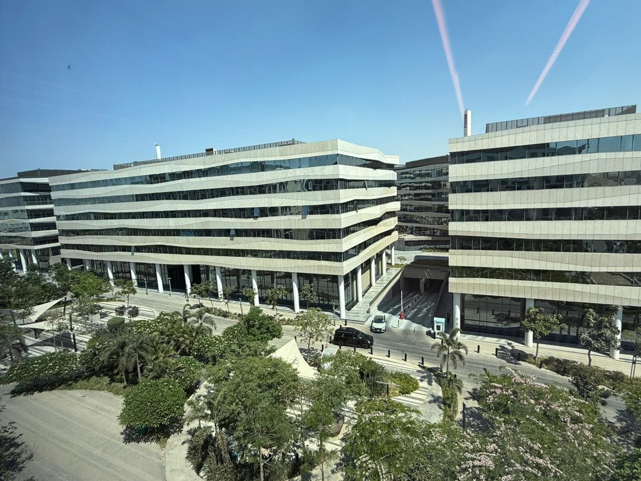 MKYCOMM office building and surrounding area